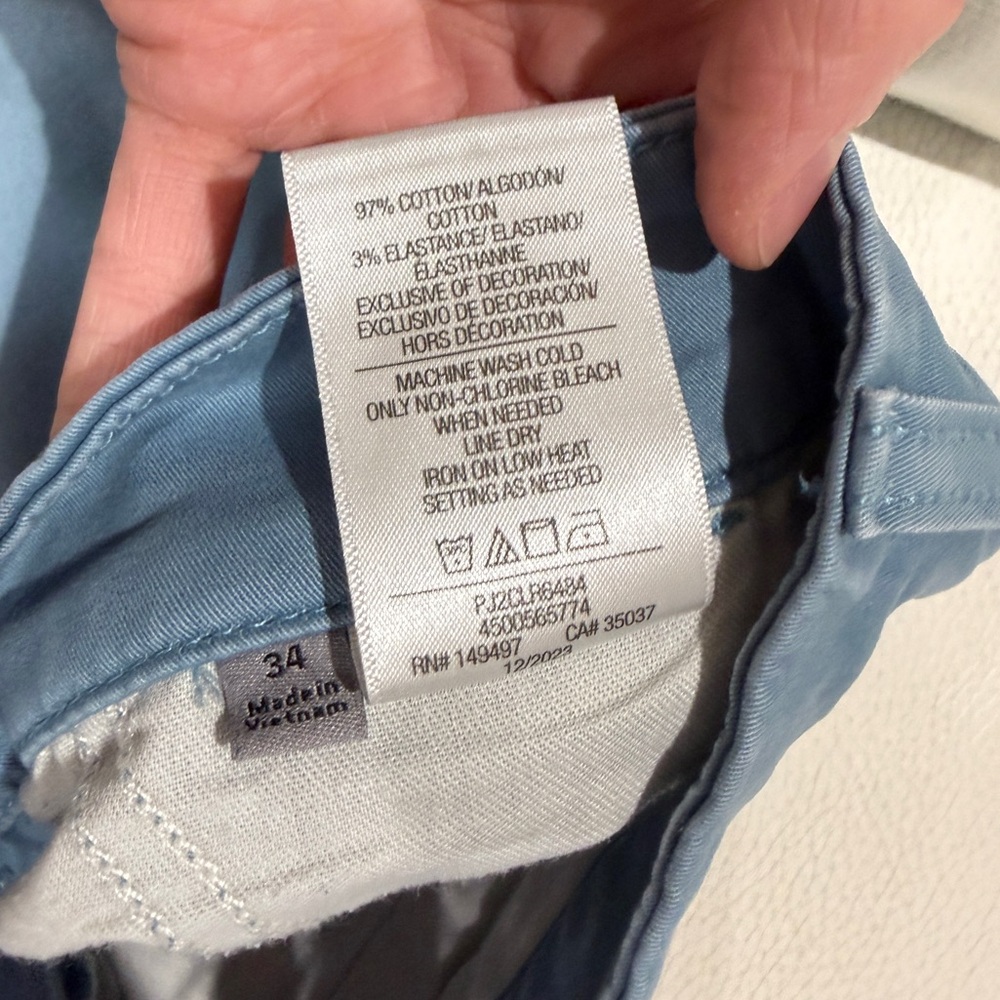 Joe’s Jeans Men Trouser Blue Cotton Shorts in 34 - Picture 8 of 10